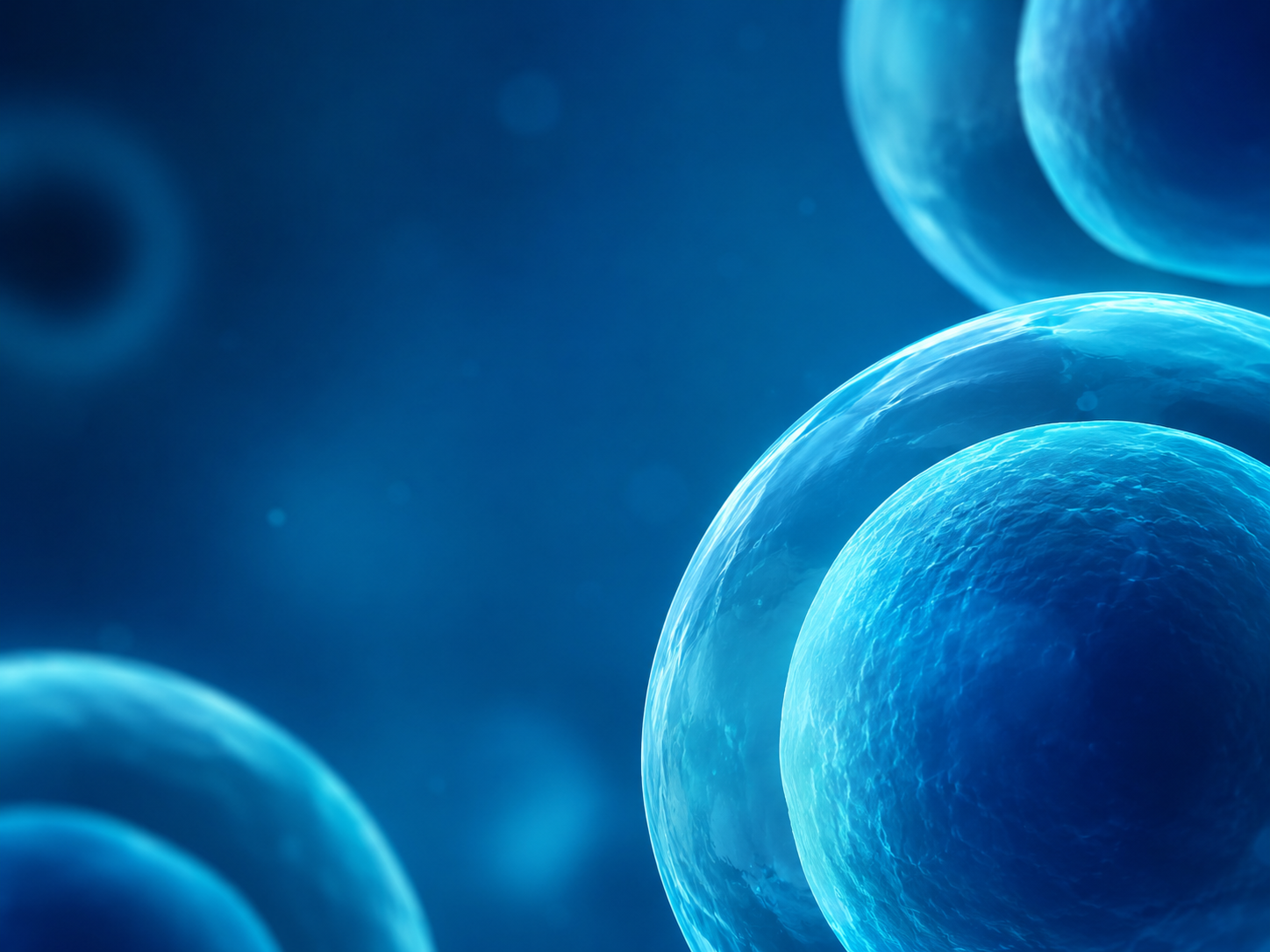 Cellular biology imagery representing preserved bioactive function